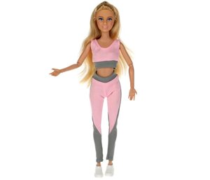Карапуз Кукла София в спортивной форме для занятий йогой 29 см