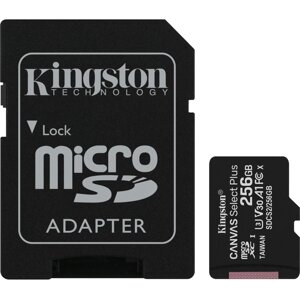 Карта памяти Kingston Canvas Select Plus 256 Гб SDCS2/256GB
