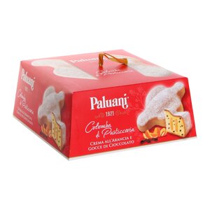 Кекс Paluani Colomba с апельсиновым кремом и шоколадом 750 г