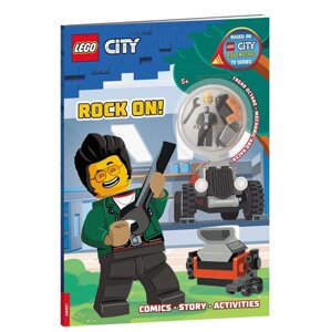 Книга с игрушкой LEGO City Вперед! элементы конструктора LEGO)