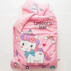 Комплект детского постельного белья Wonne Traum стандарт "Unicorn" для малышей