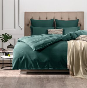 Комплект постельного белья Sleepix Миоко зеленый Евро