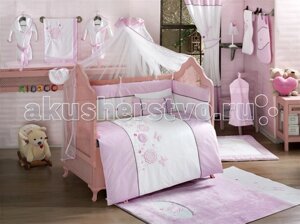 Комплект в кроватку Kidboo Sweet Flowers (6 предметов)