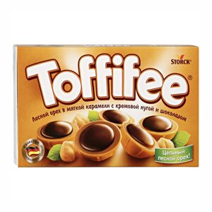 Конфеты Toffifee Лесной орех в карамели 125 г