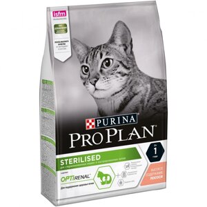 Корм для кошек Pro Plan Sterilised с лососем 1,5 кг