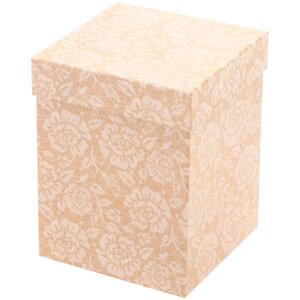 Коробка Grand Gift картонная крафт под кружку 13х13х17 см