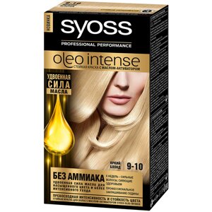 Краска для волос Syoss Oleo Intense 9-10 Яркий блонд