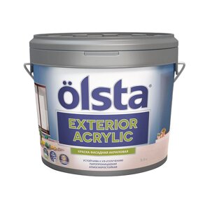 Краска Olsta Exterior Acrylic фасадная База А 9 л