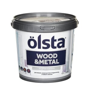 Краска Olsta Wood&Metal База А 0,9 л