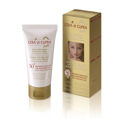 Крем для лица cera di cupra SUN FACE CREAM SPF 50+ 75 мл