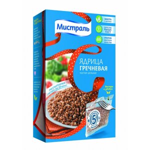 Крупа гречневая Мистраль ядрица 5х80 г