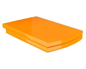 Крышка-сиденье Arcus 050 orange с микролифтом, петли хром