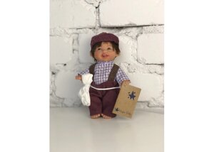 Lamagik S. L. Кукла Джестито мальчик в фиолетовом улыбается 18 см
