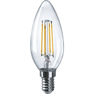 Лампа филаментная Онлайт LED ОLL C35 12ВТ-230-4000К-Е14