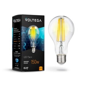 Лампочка Voltega General purpose bulb Е27 15W 2800К