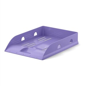 Лоток горизонтальный Lavender. Base пластиковый, фиолетовый, ErichKrause
