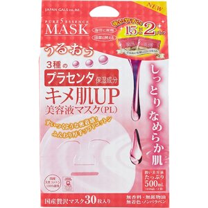 Маска для лица Japan Gals Pure5 Essence с тамариндом и плацентой 2х15 шт