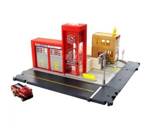 Mattel Набор игровой Matchbox Action Drivers Fire Station Rescue Playset