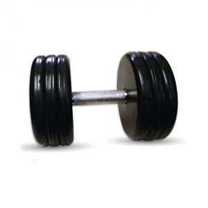 MB Barbell Гантель классик с вращающейся ручкой 25 кг