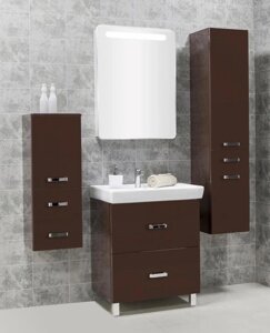 Мебель для ванной Акватон Америна Н 70 темно-коричневая