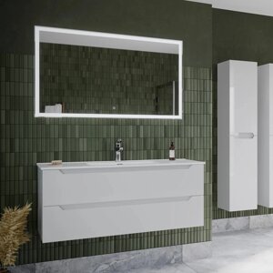 Мебель для ванной Sancos Norma 2.0 120 см белый глянец