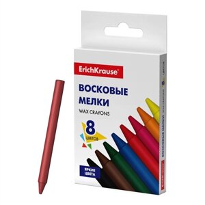 Мелки восковые 08цв Basic, ErichKrause