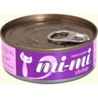 Mi-Mi / Влажный корм Консервы Ми-Ми для кошек Кусочки тунца с креветками в желе (цена за упаковку)