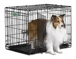 MidWest iCrate Double Door Dog Crate / Клетка Мидвест 2 двери Черная