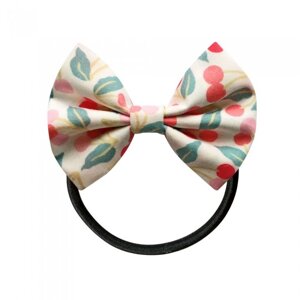 Milledeux Резинка для волос Bowtie Bow маленькая Liberty Cherry Drop