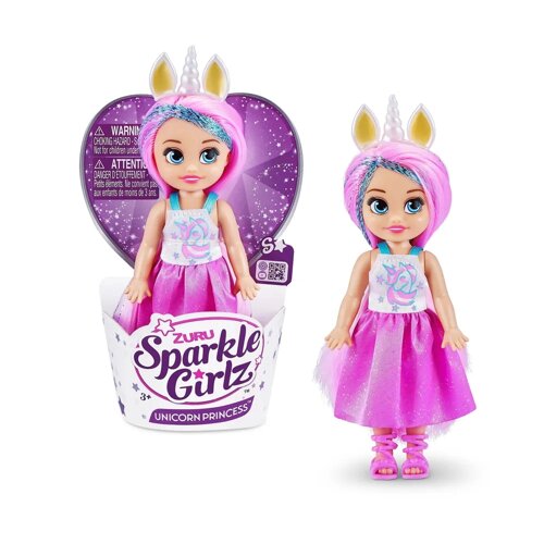 Мини-кукла Sparkle Girlz Принцесса единорог 12 см в ассортименте