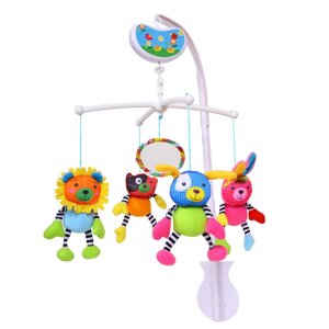 Мобиль Biba Toys Музыкальный Счастливые животные 30 см