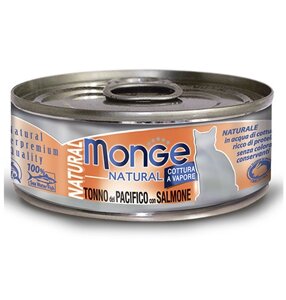 Monge Cat Natural / Консервы Монж Натурал для кошек Тунец с лососем (цена за упаковку)