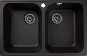 Мойка кухонная GranFest Quarz Z 15 черная 15 черный