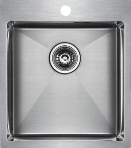 Мойка кухонная Paulmark Neckar PM804551-BS брашированная нержавеющая сталь