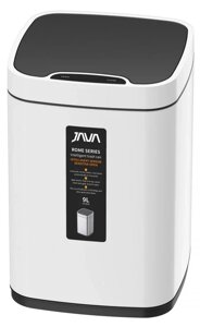 Мусорное ведро Java S-883-9W 9 л, белое