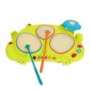 Музыкальный инструмент B. Toys Игрушка музыкальная Мульти-барабан Лягушка