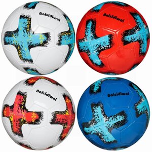 Мяч футбольный Junfa 22-23 см 4 вида в ассортименте