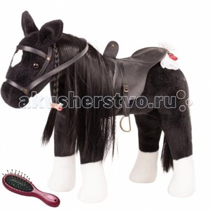 Мягкая игрушка Gotz Лошадь с расчёской 50 см