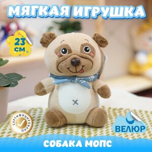 Мягкая игрушка KiDWoW Собака Мопс 301227545