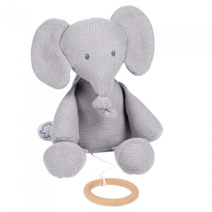 Мягкая игрушка Nattou Soft toy Tembo tricot Слоник музыкальная 32 см