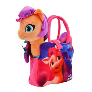 Мягкая игрушка YuMe Пони в сумочке My Little Pony Санни 25 см