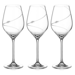 Набор бокалов для белого вина Diamante силуэт 360 мл 6 шт