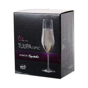 Набор бокалов для шампанского Тулипа оптик 170 мл 6 шт