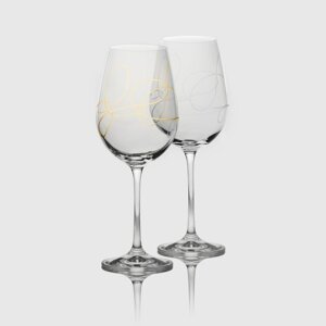 Набор бокалов для вина Bohemia Crystall Виола 350 мл 2 шт