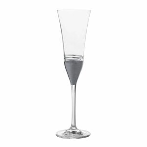 Набор фужеров RCR Leaf Platinum для шампанского 6х170 мл