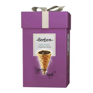 Набор конфет Sorbon мини-рожки Стреляющая карамель с хрустящей начинкой 200 г