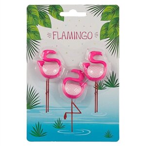 Набор ластиков «Фламинго», 3 шт.