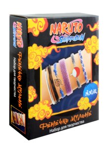 Naruto. Набор для творчества. Украшения своими руками. Фенечки из мулине. Сасуке