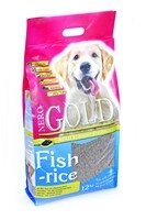 NERO GOLD super premium Fish & Rice / Сухой корм Неро Голд для взрослых собак Рыбный коктейль, рис и овощи