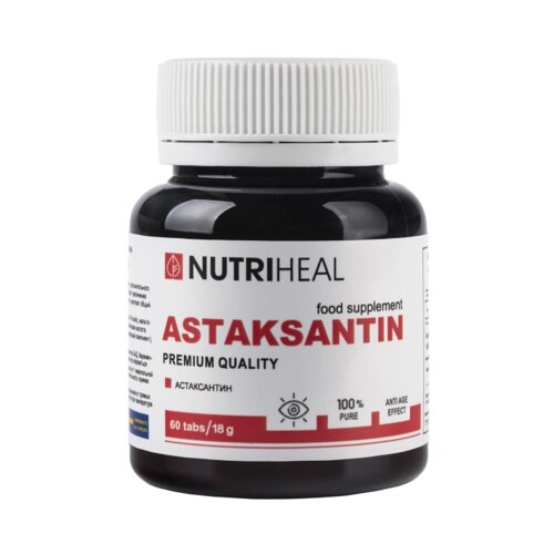 Nutriheal Астаксантин из красных водорослей для сердца и молодости 60 табл.